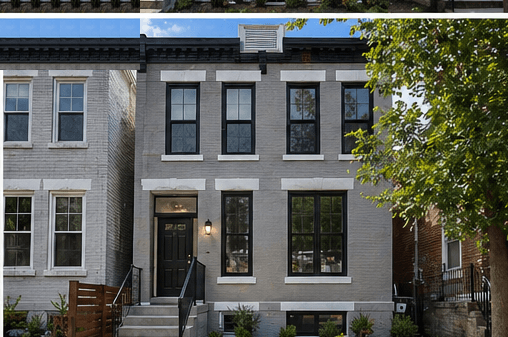 Completed heavy-rehab fix and flip exterior in Washington, DC.