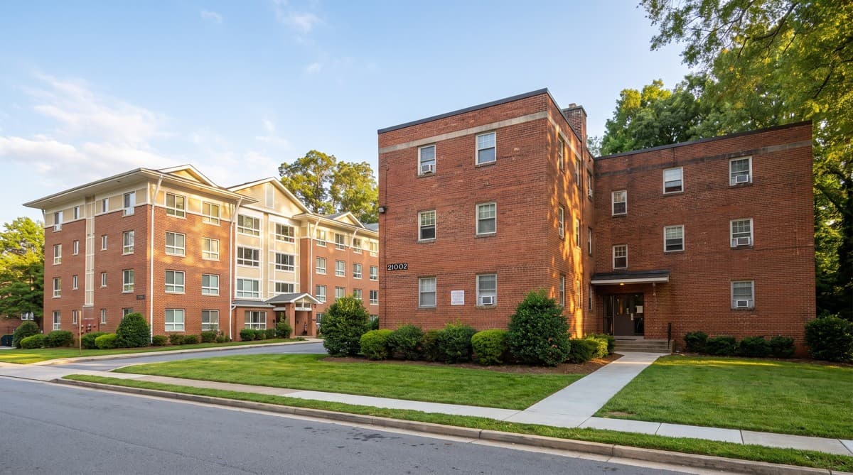 Multifamily buildings in Silver Spring, Maryland — bridge financing casework.